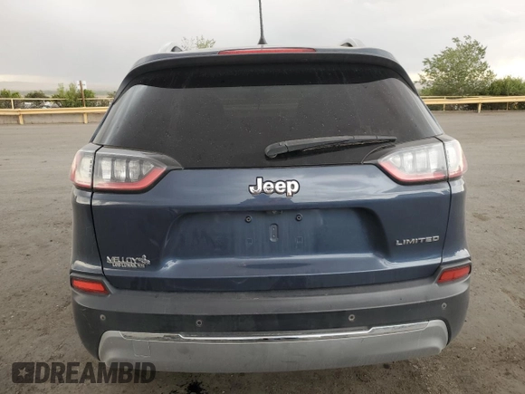 2020 Jeep Cherokee Limited with VIN 1C4PJLDB6LD653714, listed as a Copart auction lot 55351075 with 143,121 mi miles and Salvage title. Bid and sale history available at DreamBid. Image 6.