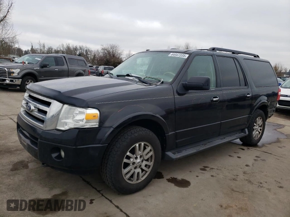 2011 Ford Expedition EL XLT with VIN 1FMJK1J53BEF15624, listed as a Copart auction lot 44447335 with 152,076 mi miles and Salvage Title. Bid and sale history available at carsss.com. Image 1.