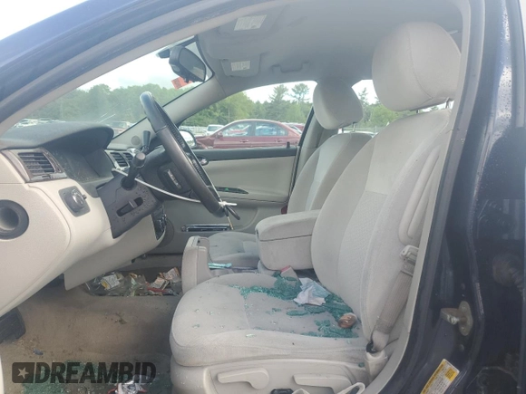 2012 Chevrolet Impala LS Retail with VIN 2G1WA5E31C1165743, listed as a Copart auction lot 58121325 with Not provided miles and Salvage title. Bid and sale history available at DreamBid. Image 7.