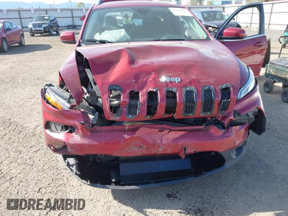 2016 Jeep Cherokee Latitude with VIN 1C4PJMCS8GW250318, listed as a IAAI auction lot 42126241 with 105,028 mi miles. Bid and sale history available at carsss.com. Image 6.