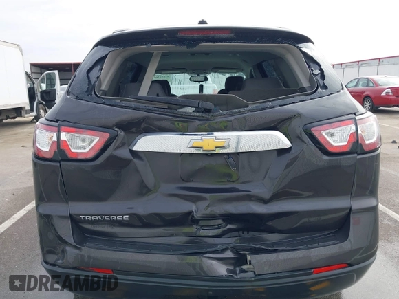 2017 Chevrolet Traverse LS with VIN 1GNKRFKD6HJ192586, listed as a IAAI auction lot 41694303 with 133,328 mi miles. Bid and sale history available at carsss.com. Image 16.