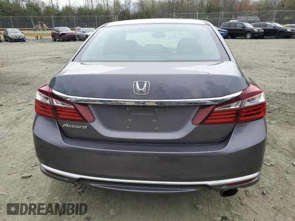 2017 Honda Accord Sedan LX with VIN 1HGCR2F37HA117422, listed as a Copart auction lot 51909935 with 131,195 mi miles and Salvage Title. Bid and sale history available at carsss.com. Image 6.