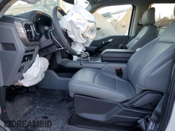 2024 Ford F-150 with VIN 1FT6W1B73RWG08257, listed as a Copart auction lot 89097355 with 516 mi miles and Salvage title. Bid and sale history available at DreamBid. Image 7.