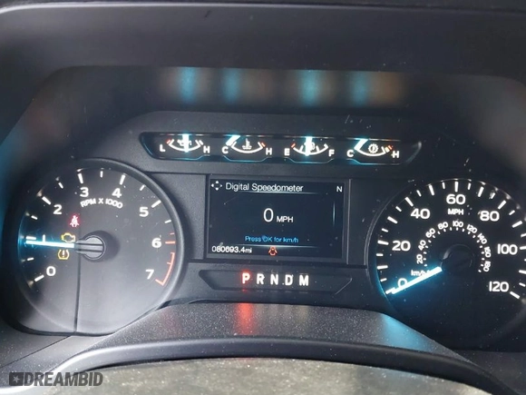 2019 Ford F-150 XL with VIN 1FTEX1EPXKFC28651, listed as a IAAI auction lot 41622474 with 80,693 mi miles. Bid and sale history available at carsss.com. Image 7.