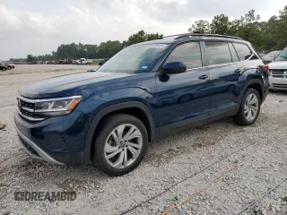 2022 Volkswagen Atlas SE with VIN 1V2JP2CA9NC562452, listed as a Copart auction lot 56068054 with 58,851 mi miles and Salvage title. Bid and sale history available at DreamBid. Image 1.