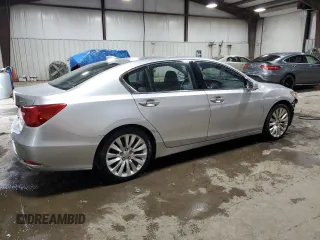 2014 Acura RLX Advance Pkg with VIN JH4KC1F99EC000921, listed as a Copart auction lot 80943004 with 149,250 mi miles and Salvage Title. Bid and sale history available at carsss.com. Image 3.