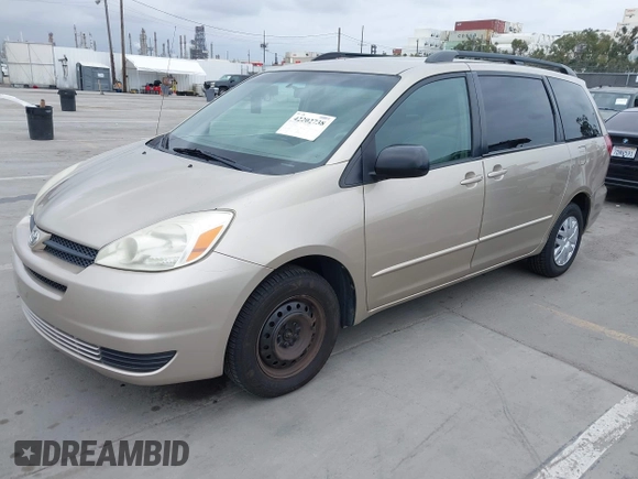 2005 Toyota Sienna CE with VIN 5TDZA23C75S356715, listed as a IAAI auction lot 42202738 with 107,796 mi miles and . Bid and sale history available at DreamBid. Image 2.
