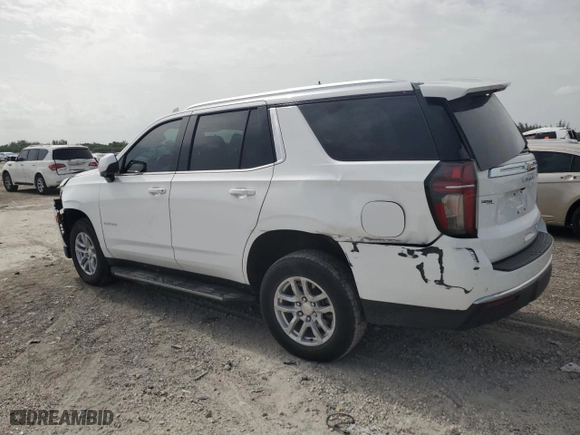 2021 Chevrolet Tahoe LS with VIN 1GNSCMKD7MR494339, listed as a Copart auction lot 62408244 with 26,690 mi miles and Salvage Title. Bid and sale history available at carsss.com. Image 2.