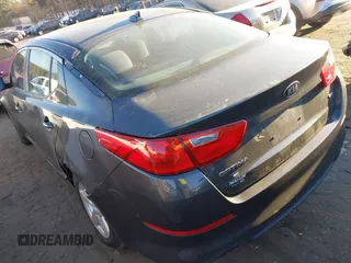 2015 Kia Optima LX with VIN KNAGM4A76F5624013, listed as a IAAI auction lot 41887296 with 224,720 mi miles. Bid and sale history available at carsss.com. Image 3.