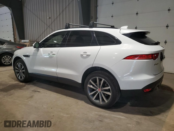 2018 Jaguar F-Pace 30t Prestige with VIN SADCK2GX4JA290720, listed as a Copart auction lot 61926075 with 44,008 mi miles and Salvage title. Bid and sale history available at DreamBid. Image 2.