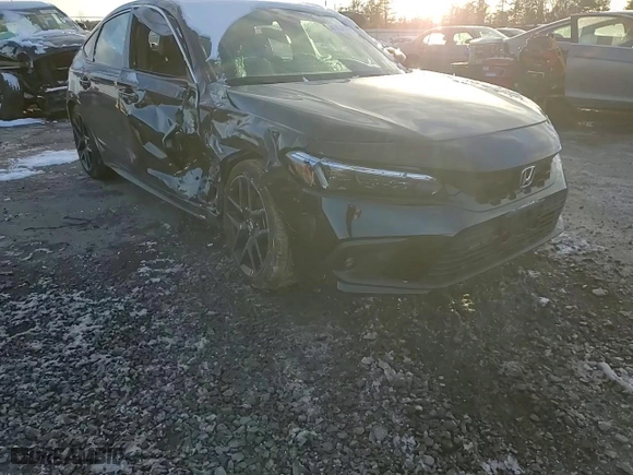 2024 Honda Civic Hatchback Sport Touring with VIN 19XFL1H81RE008615, listed as a Copart auction lot 41434395 with 4,363 mi miles and Salvage Title. Bid and sale history available at carsss.com. Image 11.