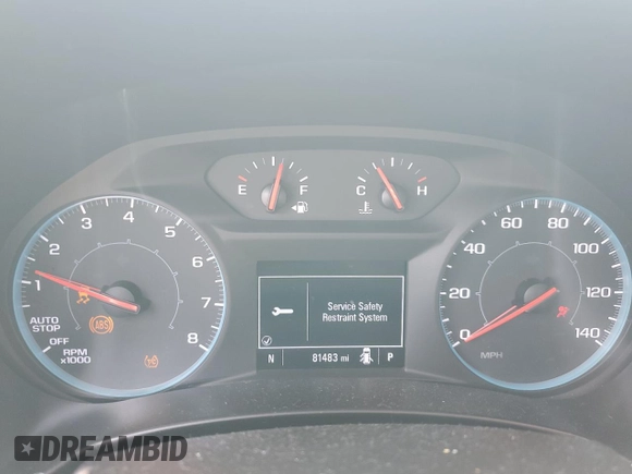 2021 Chevrolet Equinox LS with VIN 2GNAX5EV8M6120649, listed as a Copart auction lot 54083015 with 81,483 mi miles and Salvage title. Bid and sale history available at DreamBid. Image 9.