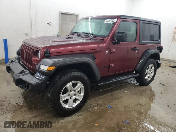 2021 Jeep Wrangler 80th Anniversary with VIN 1C4GJXAN9MW784552, listed as a Copart auction lot 43357205 with 65,230 mi miles and Salvage Title. Bid and sale history available at DreamBid. Image 1.