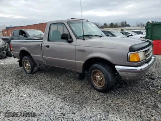 1996 Ford Ranger XL with VIN 1FTCR10A6TUD68567, listed as a Copart auction lot 44497975 with 148,462 mi miles and Salvage Title. Bid and sale history available at carsss.com. Image 4.