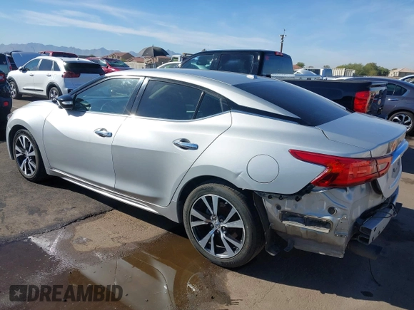 2017 Nissan Maxima SV with VIN 1N4AA6AP9HC371030, listed as a IAAI auction lot 40904703 with 160,859 mi miles and . Bid and sale history available at DreamBid. Image 3.