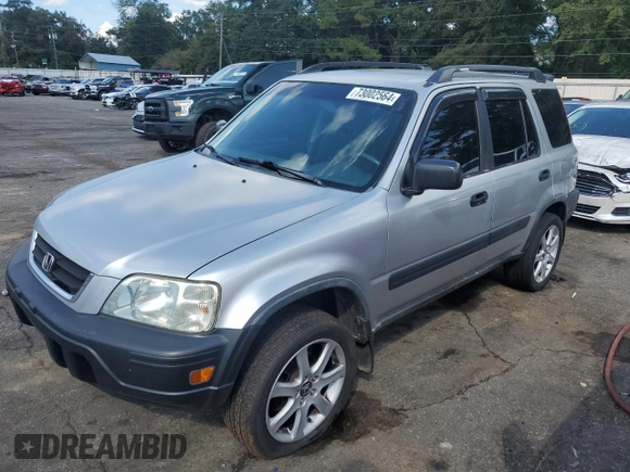 2001 Honda CR-V LX with VIN JHLRD28401S008073, listed as a Copart auction lot 73002564 with 177,059 mi miles and Salvage Title. Bid and sale history available at carsss.com. Image 1.