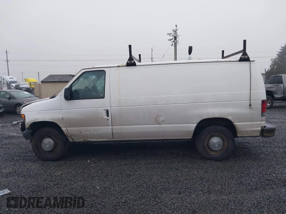 2005 Ford Econoline Cargo with VIN 1FTNE24L75HA61605, listed as a IAAI auction lot 41344105 with 156,726 mi miles. Bid and sale history available at carsss.com. Image 14.