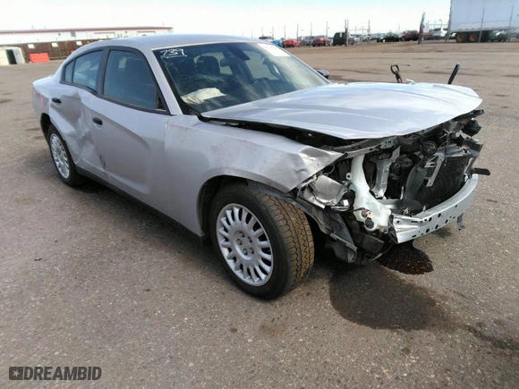 2019 Dodge Charger Police with VIN 2C3CDXKT6KH647880, listed as a IAAI auction lot 41718558 with NaN miles. Bid and sale history available at carsss.com. Image 1.