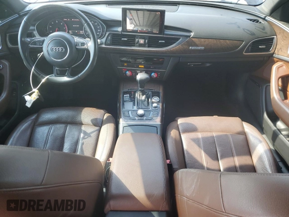 2013 Audi A6 3.0T Prestige with VIN WAUHGAFC6DN054057, listed as a Copart auction lot 44455985 with 121,395 mi miles and Salvage Title. Bid and sale history available at carsss.com. Image 8.