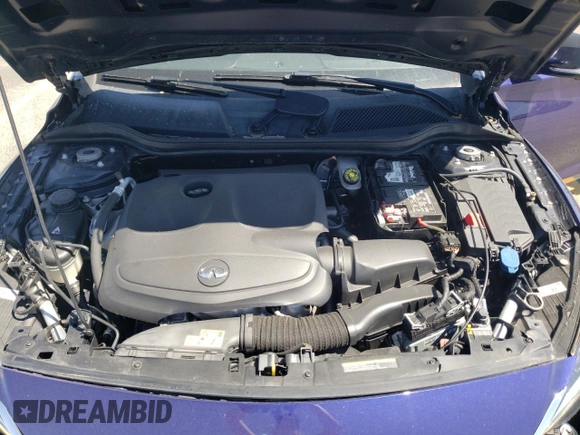 2017 Infiniti QX30 Premium with VIN SJKCH5CR6HA026036, listed as a Copart auction lot 60285085 with 46,777 mi miles and Salvage title. Bid and sale history available at DreamBid. Image 12.