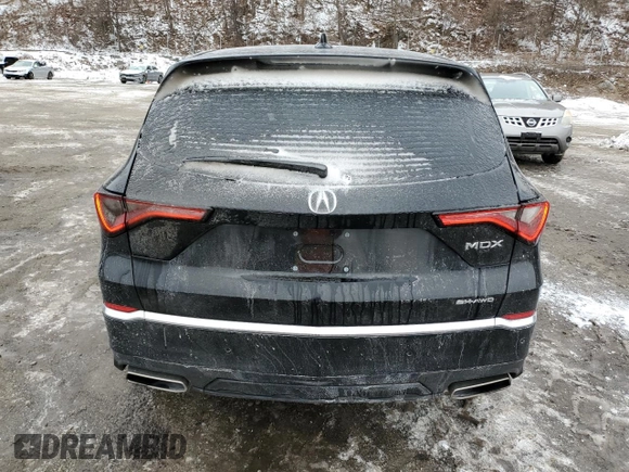 2024 Acura MDX Technology z VIN 5J8YE1H4XRL002921, wystawiony jako Copart lot #45182365 z przebiegiem 11 125 mil mil oraz Szkoda całkowita • Salvage title. Historia ofert i sprzedaży dostępna na DreamBid. Obrazek 6.