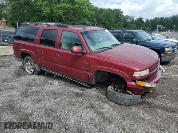 2005 Chevrolet Suburban Z71 with VIN 3GNFK16Z15G148829, listed as a Copart auction lot 61600315 with 172,345 mi miles and Salvage title. Bid and sale history available at DreamBid. Image 4.