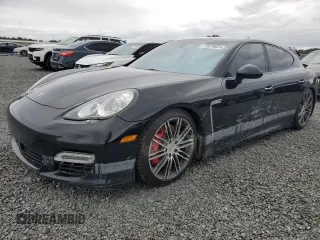 2011 Porsche Panamera Turbo with VIN WP0AC2A70BL090657, listed as a Copart auction lot 73970624 with 0 mi miles and Salvage Title. Bid and sale history available at carsss.com. Image 1.