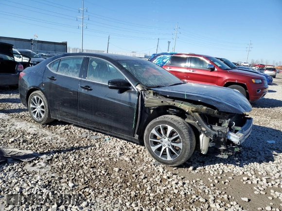 2017 Acura TLX w/Technology Pkg with VIN 19UUB1F51HA004912, listed as a Copart auction lot 42542565 with 120,594 mi miles and Salvage Title. Bid and sale history available at carsss.com. Image 4.