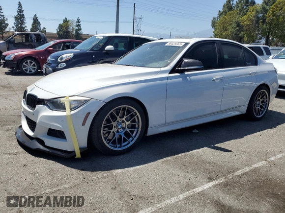 2015 BMW 3 Series 328i z VIN WBA3A5G54FNS89756, wystawiony jako Copart lot #58425965 z przebiegiem 89 935 mil mil oraz Szkoda całkowita • Salvage title. Historia ofert i sprzedaży dostępna na DreamBid. Obrazek 1.