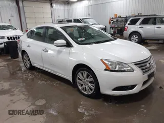 2013 Nissan Sentra SV with VIN 3N1AB7APXDL739391, listed as a IAAI auction lot 41321472 with 134,740 mi miles. Bid and sale history available at carsss.com. Image 1.