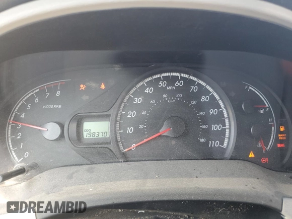 2012 Toyota Sienna LE AAS with VIN 5TDKK3DC8CS259085, listed as a Copart auction lot 73592584 with 198,370 mi miles and Salvage Title. Bid and sale history available at DreamBid. Image 9.