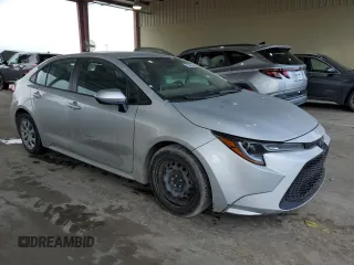 2020 Toyota Corolla LE with VIN 5YFEPRAE9LP074298, listed as a Copart auction lot 54745225 with 81,612 mi miles and Clean Title. Bid and sale history available at DreamBid. Image 4.