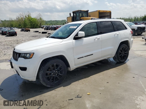 2017 Jeep Grand Cherokee Laredo with VIN 1C4RJFAG5HC929596, listed as a Copart auction lot 53270575 with 159,682 mi miles and Salvage title. Bid and sale history available at DreamBid. Image 1.