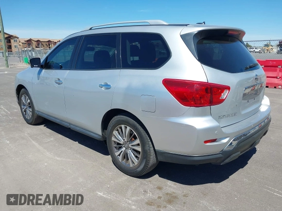 2018 Nissan Pathfinder SL with VIN 5N1DR2MN2JC628615, listed as a IAAI auction lot 41881932 with 122,404 mi miles. Bid and sale history available at carsss.com. Image 3.
