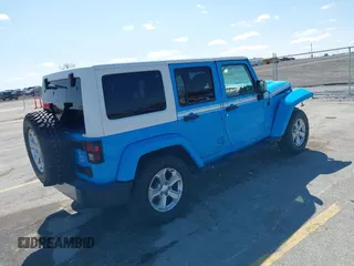 2017 Jeep Wrangler Unlimited Sahara with VIN 1C4BJWEG8HL655998, listed as a IAAI auction lot 41906919 with 100,350 mi miles and . Bid and sale history available at DreamBid. Image 4.
