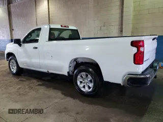 2020 Chevrolet Silverado 1500 Work Truck with VIN 3GCNWAEF6LG387614, listed as a Copart auction lot 45929705 with 1,824 mi miles and Clean Title. Bid and sale history available at DreamBid. Image 2.