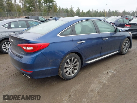 2016 Hyundai Sonata Sport with VIN 5NPE34AF1GH325597, listed as a IAAI auction lot 41996753 with 139,616 mi miles and . Bid and sale history available at DreamBid. Image 4.