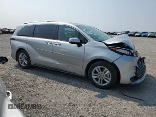 2022 Toyota Sienna Limited with VIN 5TDZRKEC4NS129438, listed as a Copart auction lot 59121405 with 42,756 mi miles and Salvage title. Bid and sale history available at DreamBid. Image 4.