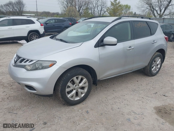 2014 Nissan Murano S with VIN JN8AZ1MU6EW416687, listed as a IAAI auction lot 42015846 with 221,252 mi miles. Bid and sale history available at carsss.com. Image 19.