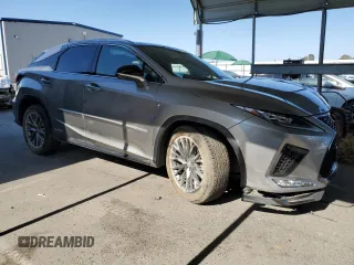 2020 Lexus RX 450h F Sport Performance z VIN 2T2YGMDA9LC044397, wystawiony jako Copart lot #60571545 z przebiegiem 43 856 mil mil oraz Szkoda całkowita • Salvage title. Historia ofert i sprzedaży dostępna na DreamBid. Obrazek 4.