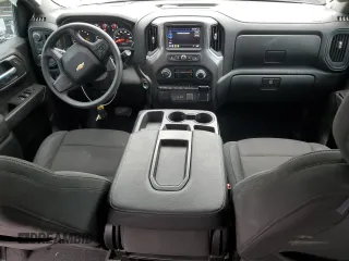2024 Chevrolet Silverado 1500 Custom with VIN 1GCPDBEK0RZ159795, listed as a Copart auction lot 46413985 with 52,454 mi miles and Salvage Title. Bid and sale history available at DreamBid. Image 8.