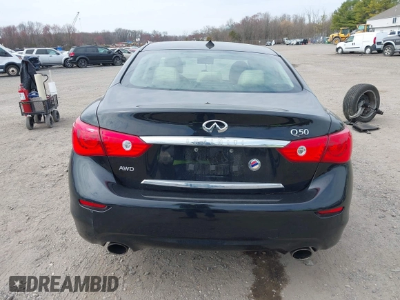 2016 Infiniti Q50 Premium with VIN JN1EV7AR2GM341628, listed as a IAAI auction lot 41898412 with 63,543 mi miles and . Bid and sale history available at DreamBid. Image 16.