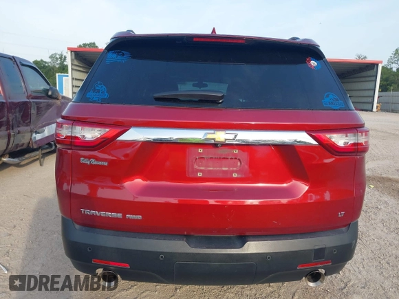 2020 Chevrolet Traverse LT Cloth with VIN 1GNERGKW5LJ135311, listed as a IAAI auction lot 42638602 with 106,860 mi miles and . Bid and sale history available at DreamBid. Image 16.
