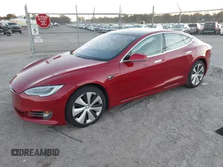 2020 Tesla Model S Long Range with VIN 5YJSA1E26LF390856, listed as a IAAI auction lot 41013728 with 54,985 mi miles. Bid and sale history available at carsss.com. Image 16.