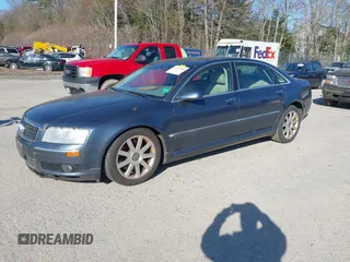 2005 Audi A8 L with VIN WAUML44E95N005730, listed as a IAAI auction lot 42143008 with 152,649 mi miles. Bid and sale history available at carsss.com. Image 2.