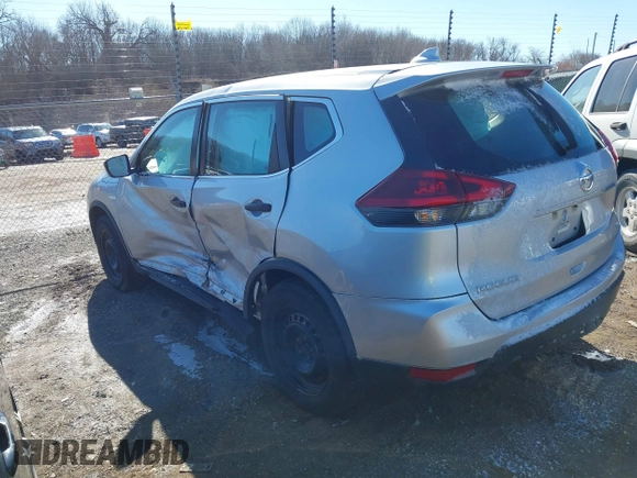 2019 Nissan Rogue SV with VIN KNMAT2MV9KP528451, listed as a IAAI auction lot 41680976 with 117,235 mi miles. Bid and sale history available at carsss.com. Image 3.
