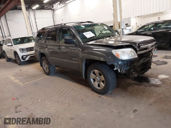 2005 Toyota 4Runner SR5 with VIN JTEBT14R158023791, listed as a IAAI auction lot 42011427 with 142,289 mi miles and . Bid and sale history available at DreamBid. Image 1.