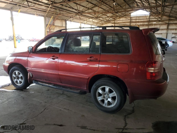 2001 Toyota Highlander with VIN JTEGF21A810010885, listed as a Copart auction lot 46028135 with 193,446 mi miles and Clean Title. Bid and sale history available at carsss.com. Image 2.