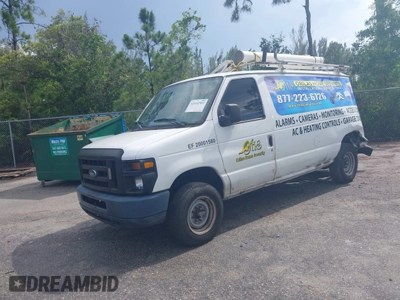 2011 Ford Econoline Cargo Commercial with VIN 1FTNE1EW0BDB35484, listed as a IAAI auction lot 42432502 with Not provided miles and . Bid and sale history available at DreamBid. Image 2.