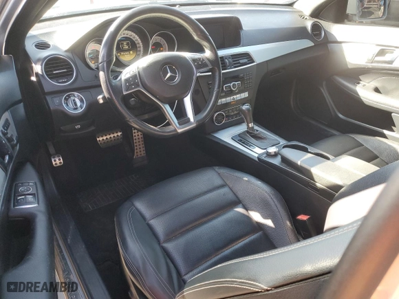 2012 Mercedes-Benz C-Class C 250 with VIN WDDGJ4HB7CF755503, listed as a Copart auction lot 45389505 with 97,380 mi miles and Salvage Title. Bid and sale history available at carsss.com. Image 8.